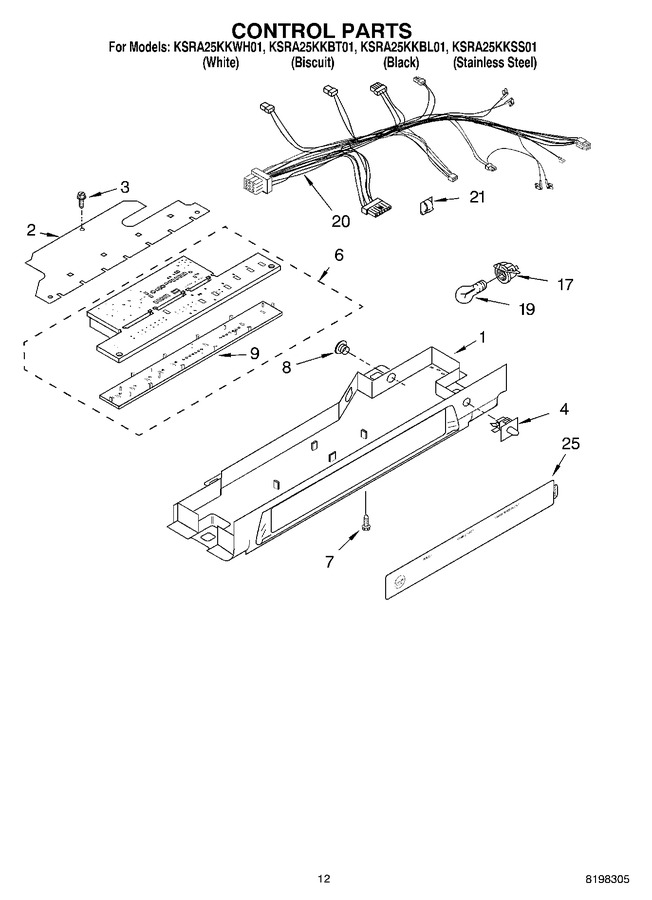 Diagram for KSRA25KKSS01