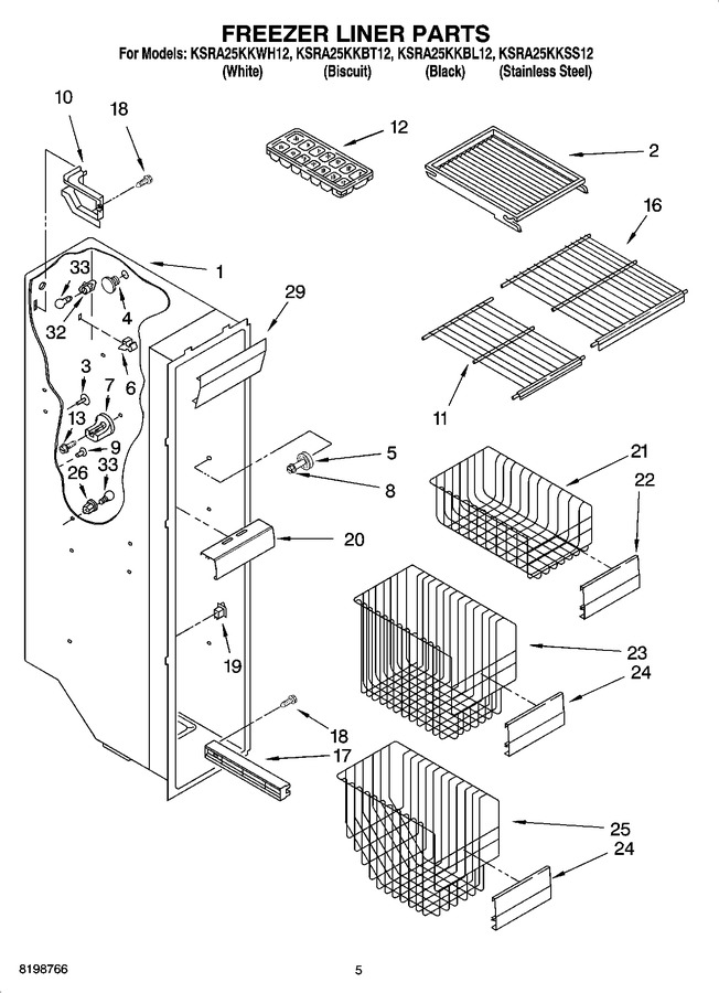 Diagram for KSRA25KKWH12