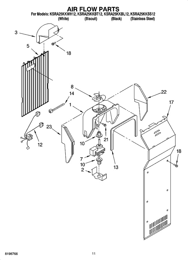 Diagram for KSRA25KKWH12