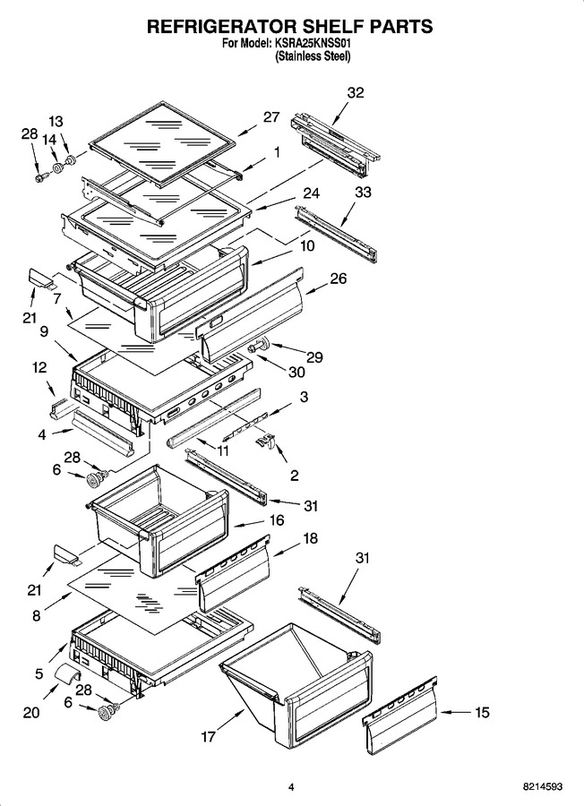 Diagram for KSRA25KNSS01