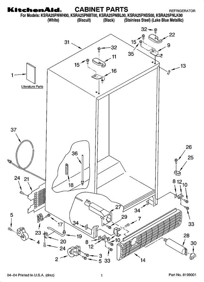 Diagram for KSRA25PNBT00