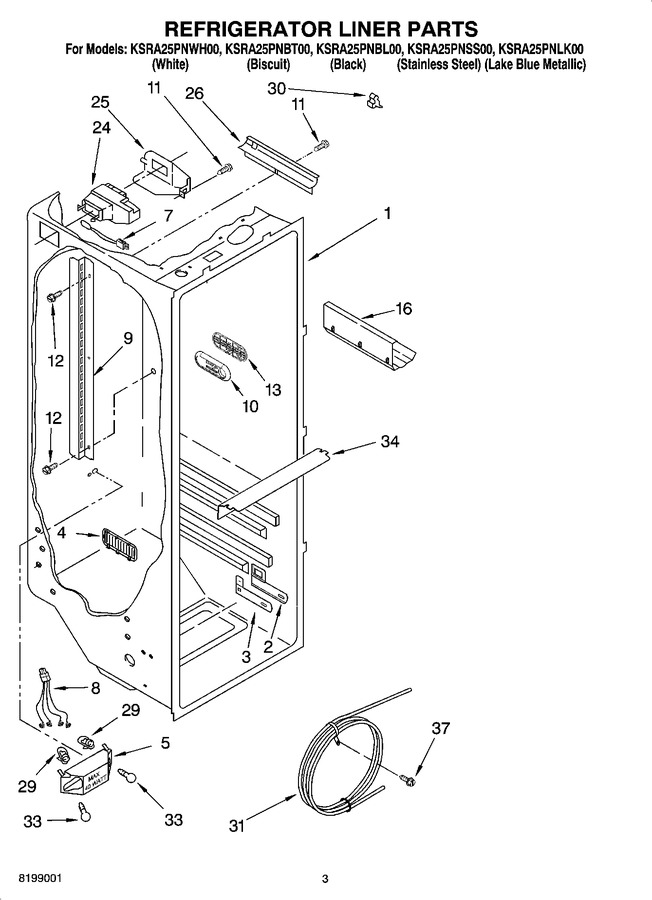 Diagram for KSRA25PNBT00