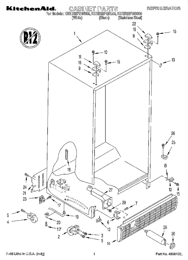 Diagram for KSRB22FGBL00