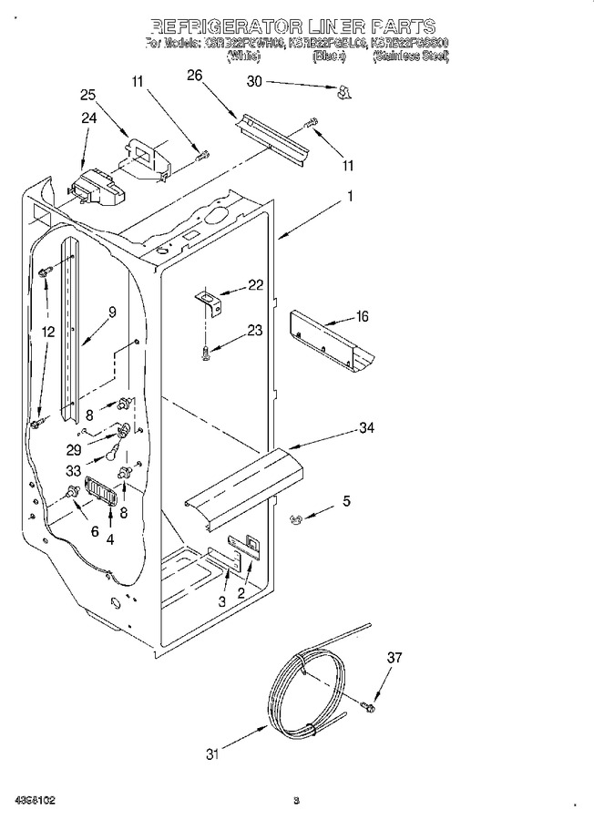Diagram for KSRB22FGBL00