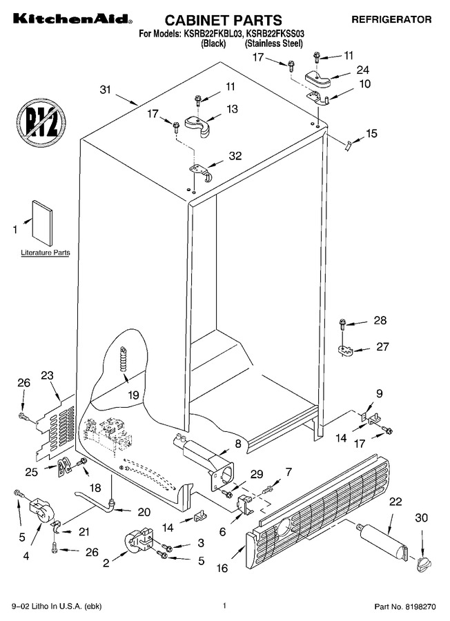 Diagram for KSRB22FKBL03