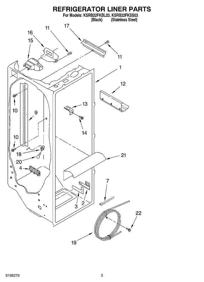 Diagram for KSRB22FKBL03