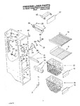 Diagram for 04 - Freezer Liner Parts
