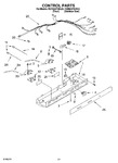 Diagram for 12 - Control Parts, Parts Not Illustrated