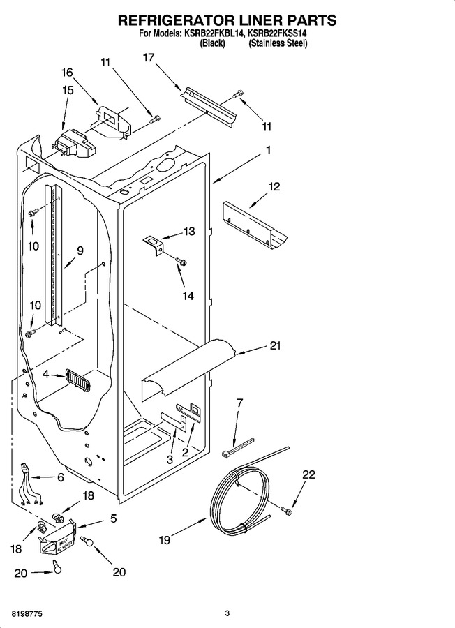 Diagram for KSRB22FKBL14