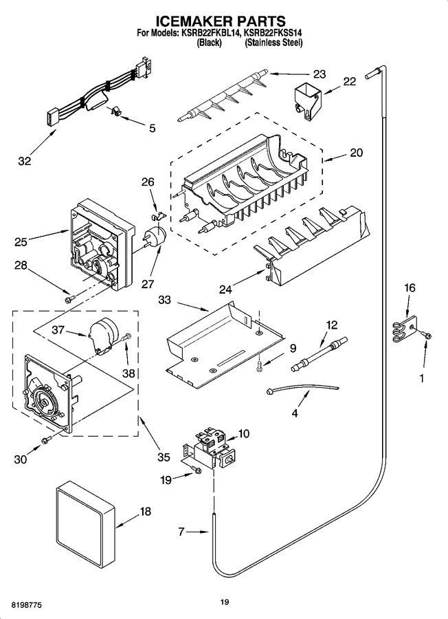 Diagram for KSRB22FKBL14