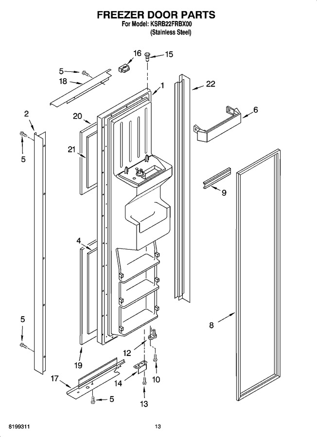 Diagram for KSRB22FRBX00