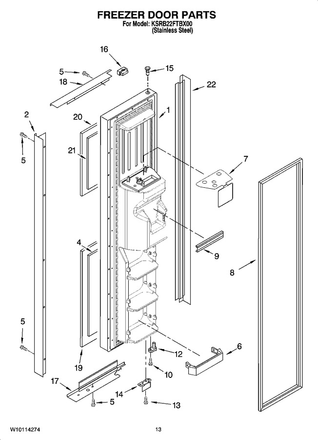 Diagram for KSRB22FTBX00