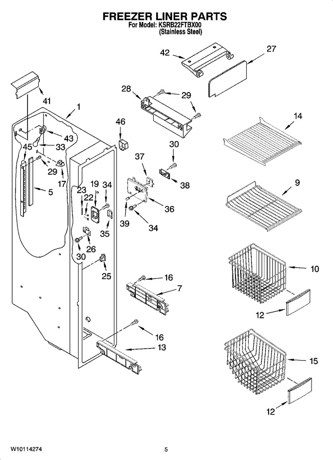 Diagram for KSRB22FTBX00