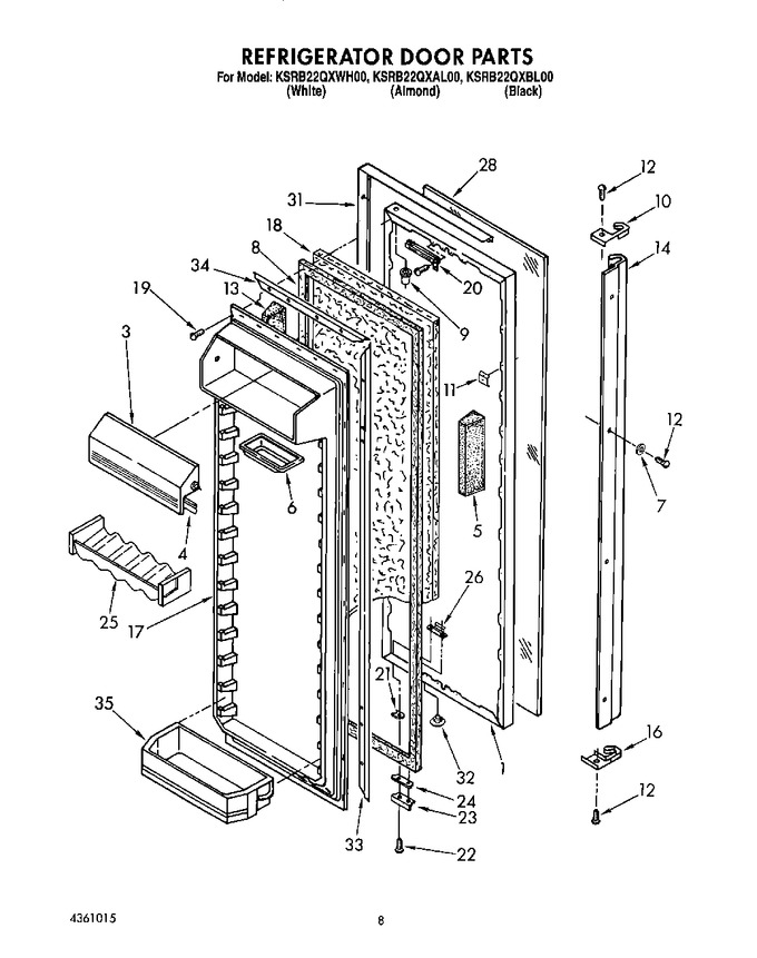 Diagram for KSRB22QXBL00