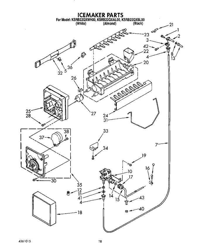 Diagram for KSRB22QXWH00