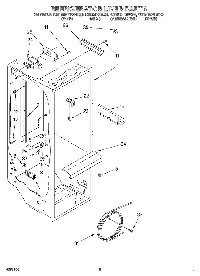Diagram for KSRB25FGBL00