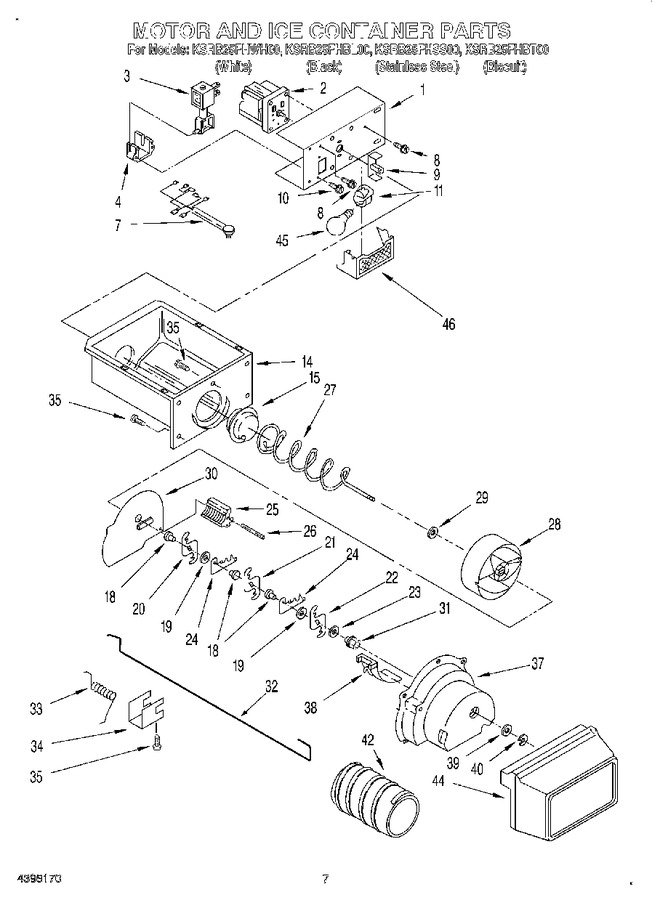 Diagram for KSRB25FHWH00