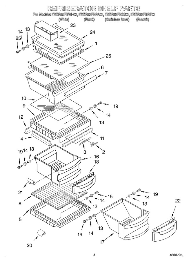 Diagram for KSRB25FHWH03