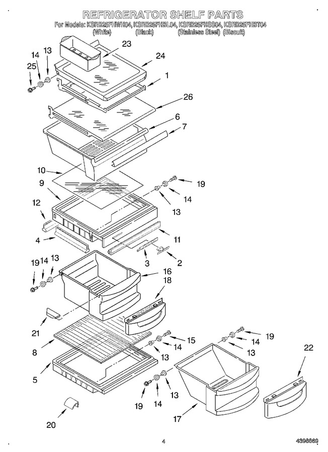 Diagram for KSRB25FHSS04