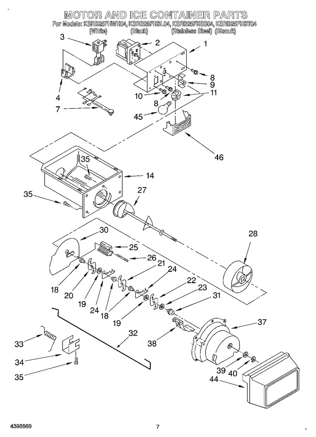 Diagram for KSRB25FHBL04