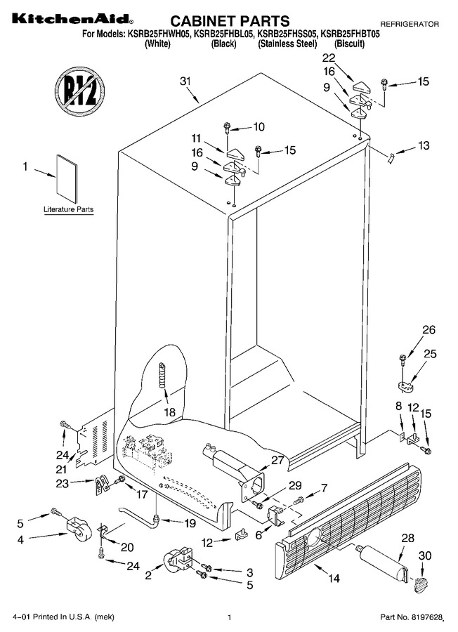 Diagram for KSRB25FHSS05