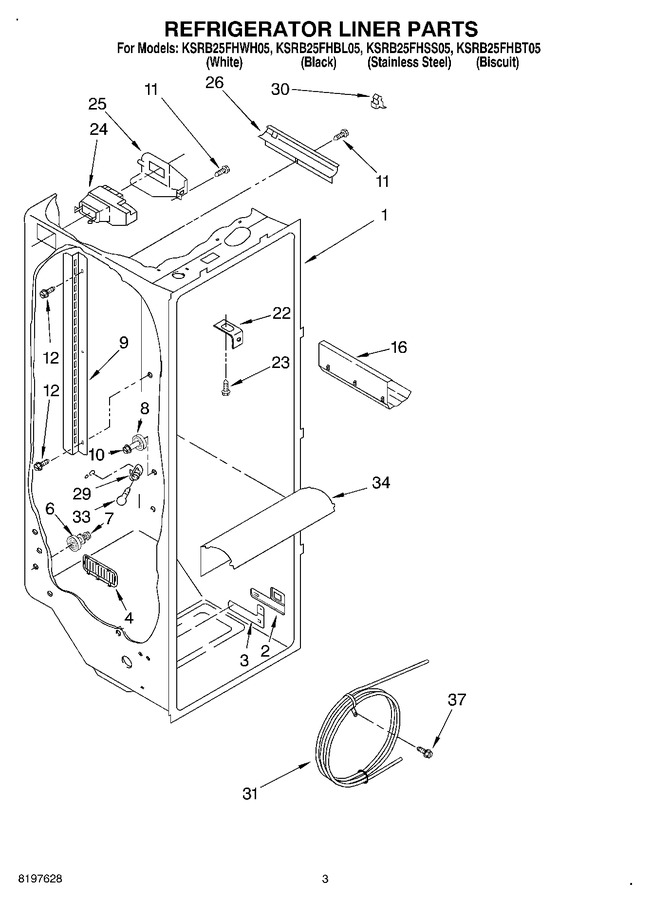 Diagram for KSRB25FHSS05