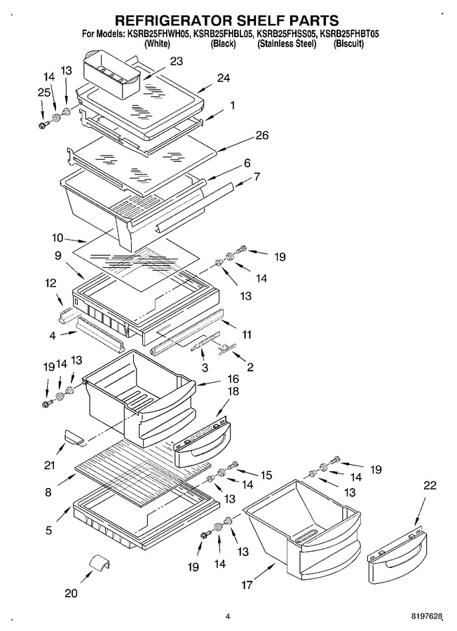 Diagram for KSRB25FHWH05