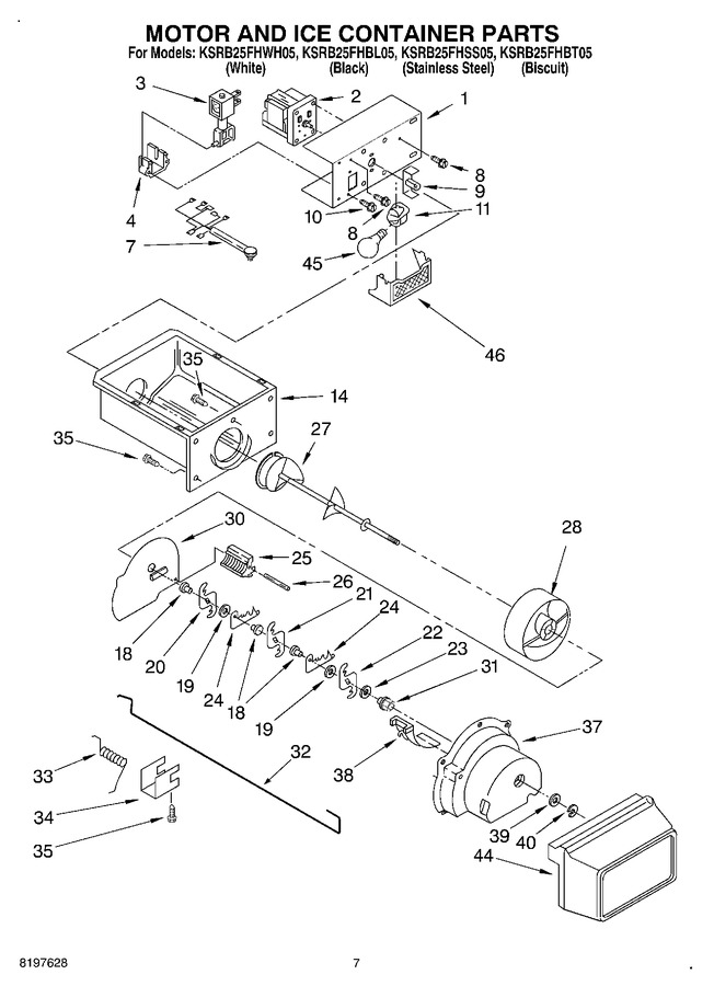 Diagram for KSRB25FHSS05