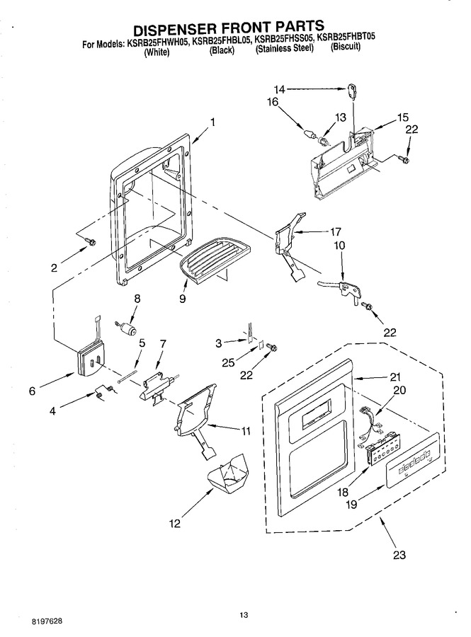 Diagram for KSRB25FHSS05