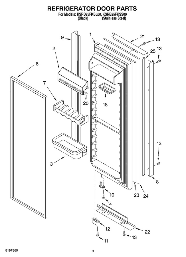 Diagram for KSRB25FKBL00