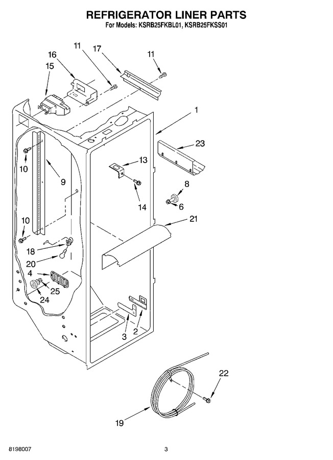 Diagram for KSRB25FKSS01