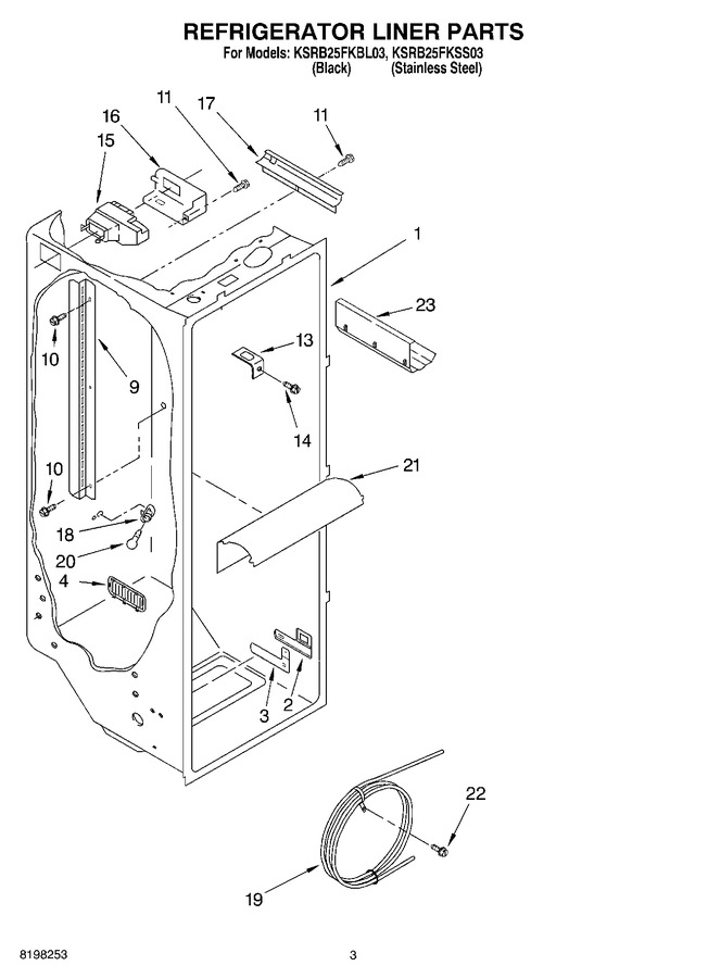 Diagram for KSRB25FKBL03
