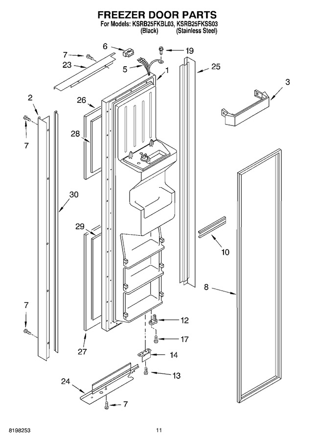 Diagram for KSRB25FKBL03
