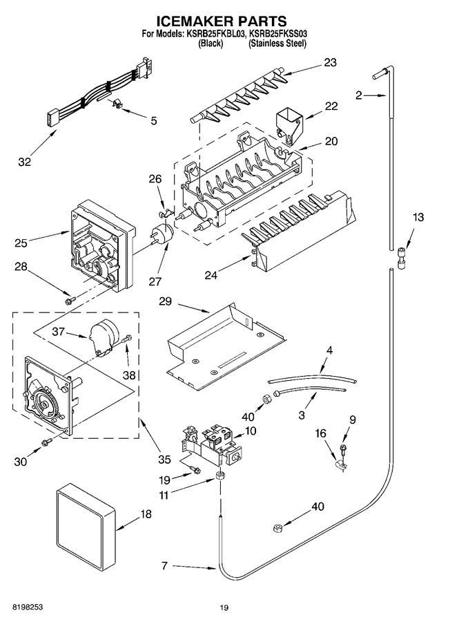 Diagram for KSRB25FKBL03