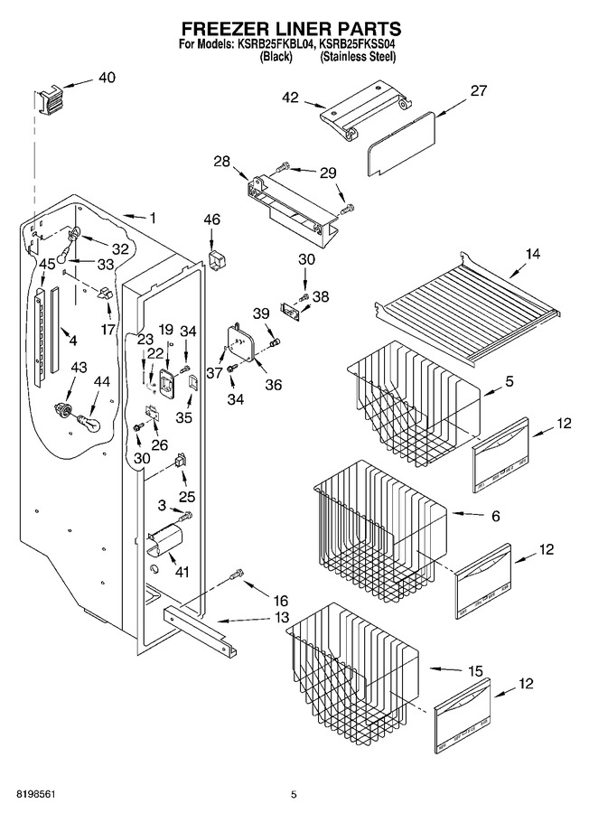 Diagram for KSRB25FKBL04
