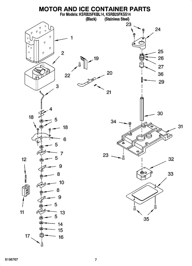 Diagram for KSRB25FKBL14