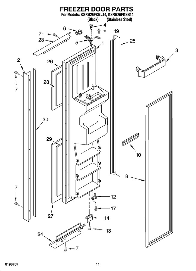 Diagram for KSRB25FKBL14