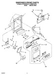 Diagram for 08 - Dispenser Front Parts