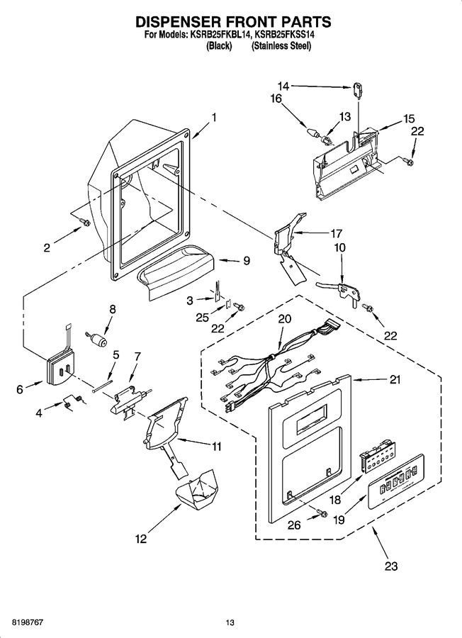 Diagram for KSRB25FKBL14