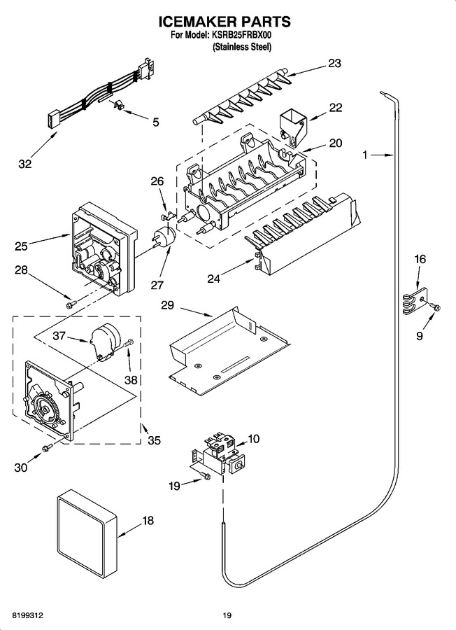 Diagram for KSRB25FRBX00
