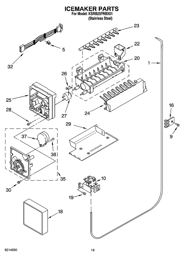 Diagram for KSRB25FRBX01