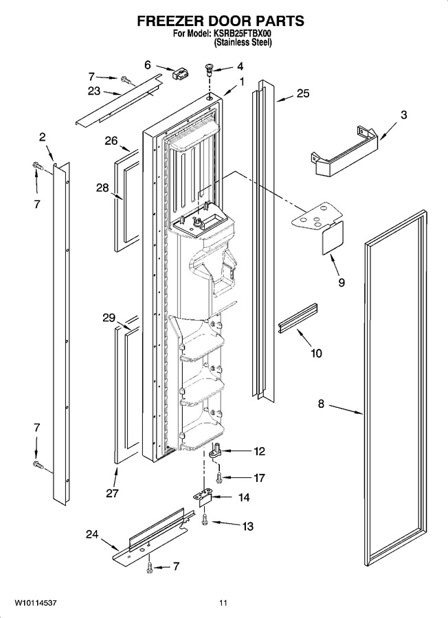 Diagram for KSRB25FTBX00