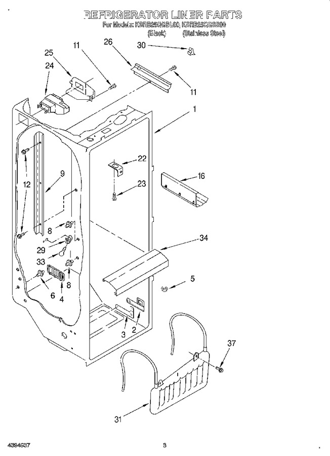 Diagram for KSRB25QGSS00