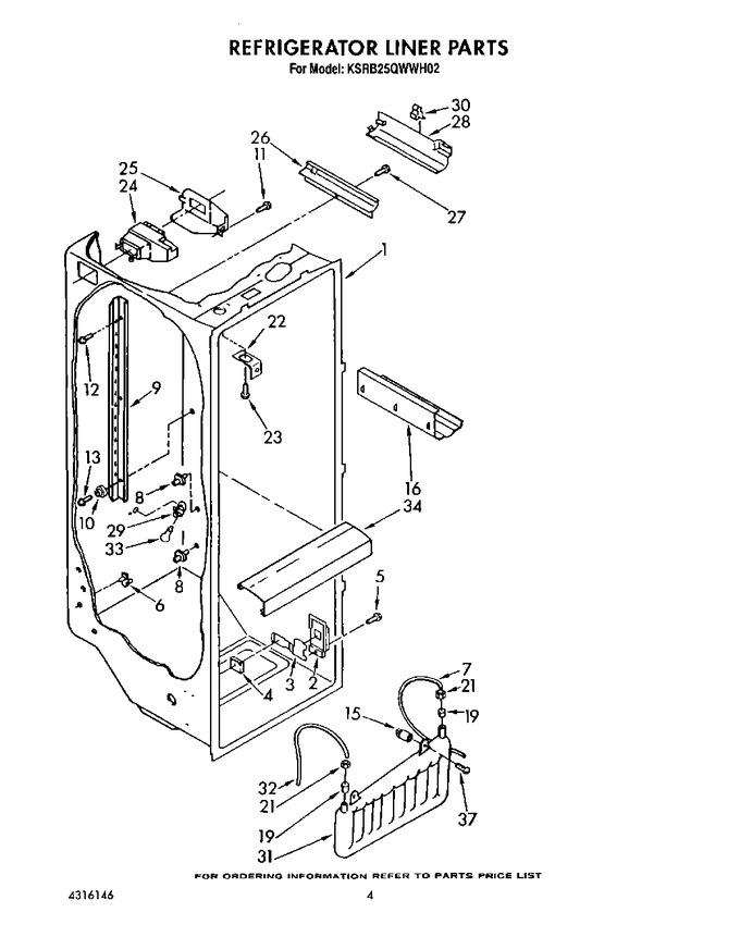 Diagram for KSRB25QWWH02