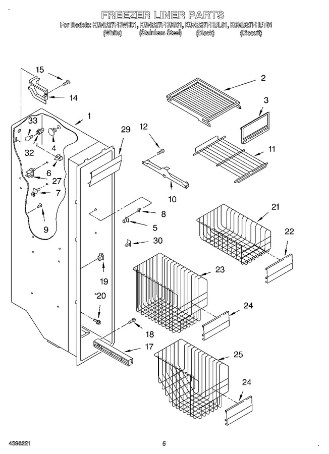 Diagram for KSRB27FHWH01