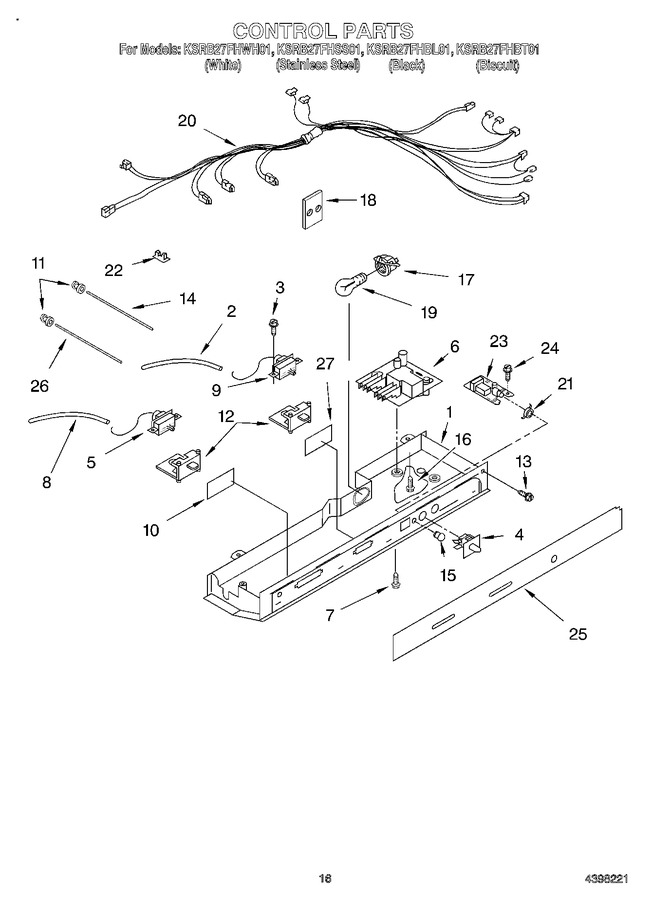 Diagram for KSRB27FHWH01