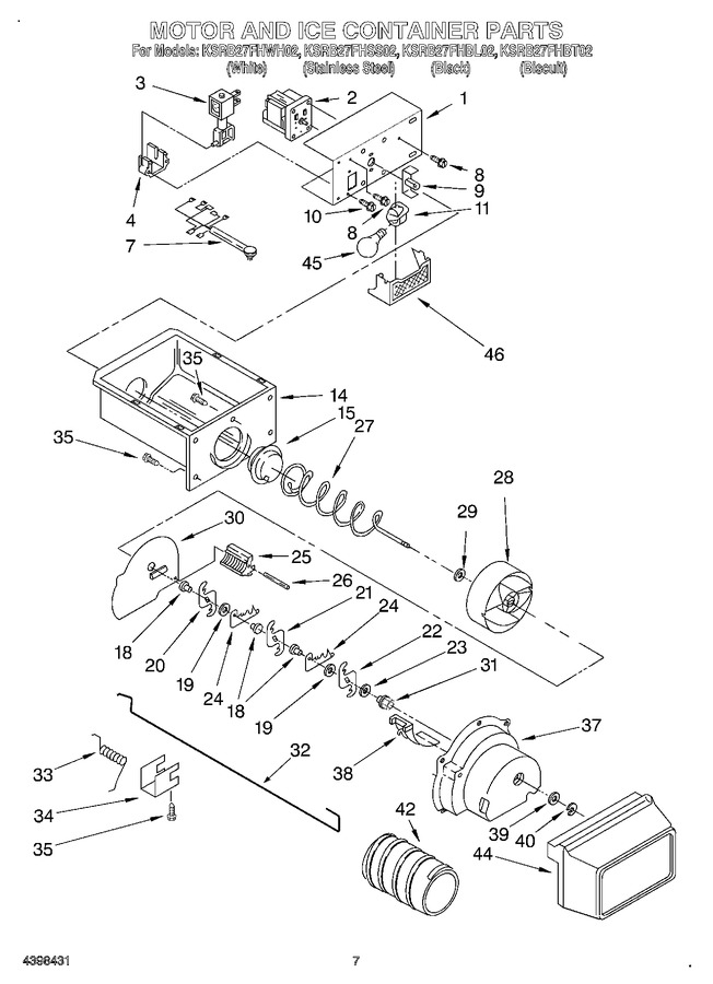 Diagram for KSRB27FHWH02