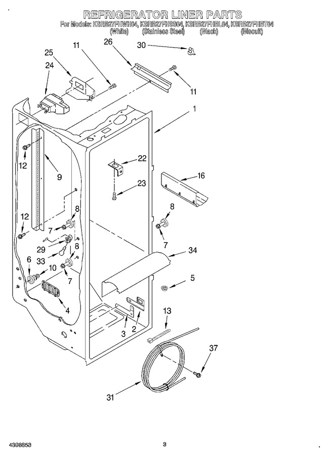 Diagram for KSRB27FHWH04
