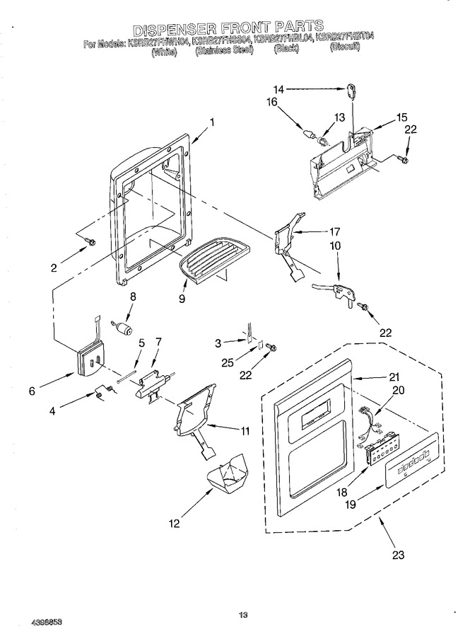 Diagram for KSRB27FHWH04