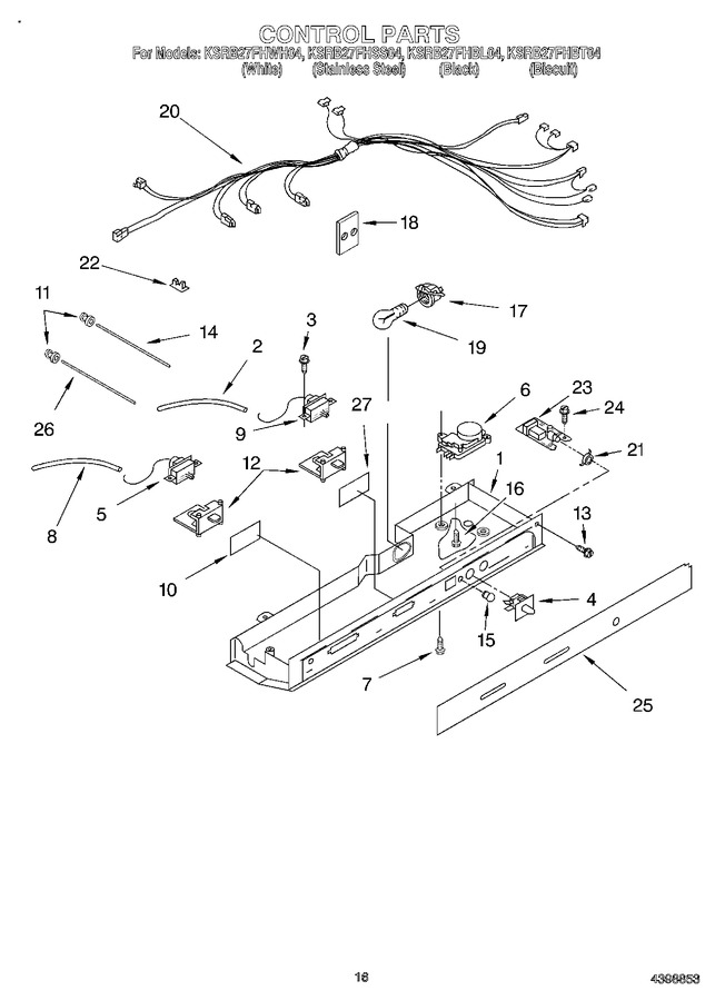 Diagram for KSRB27FHWH04